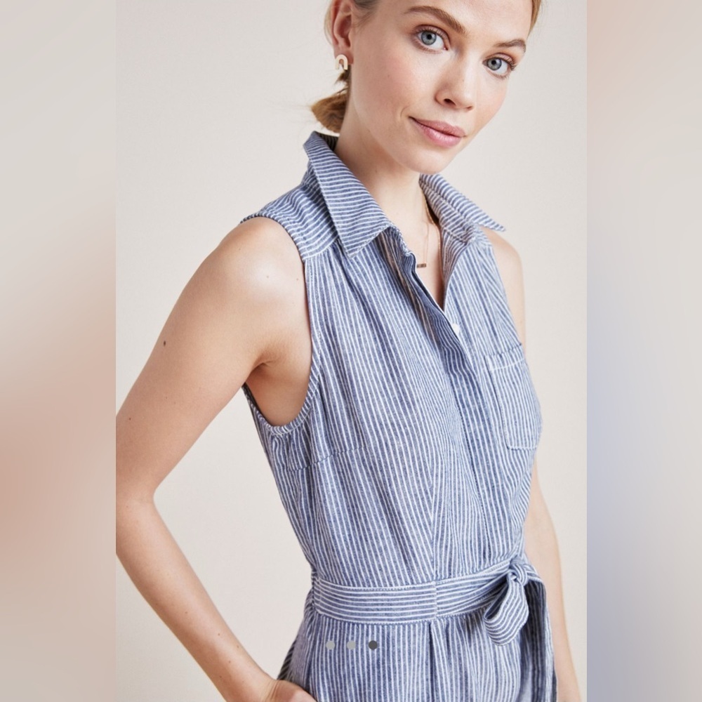 Anthropologie Collared Romper - Picture 6 of 13